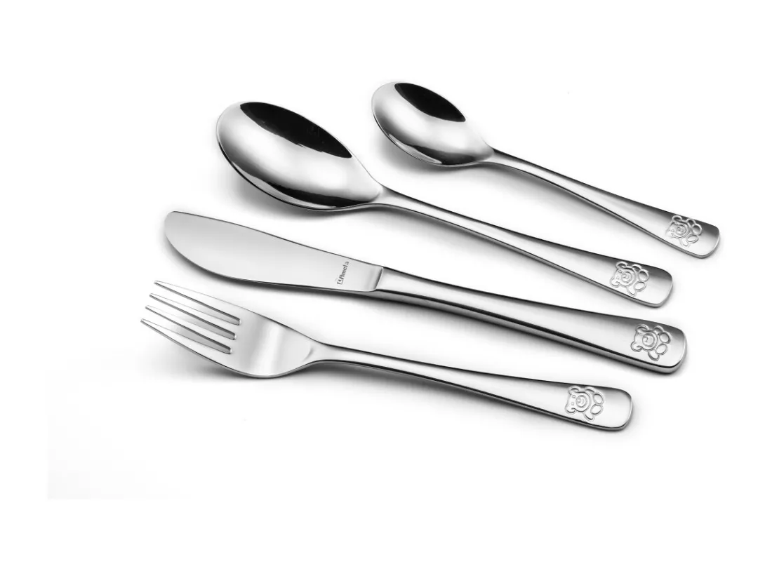 Ourson - Service 4 couverts enfants