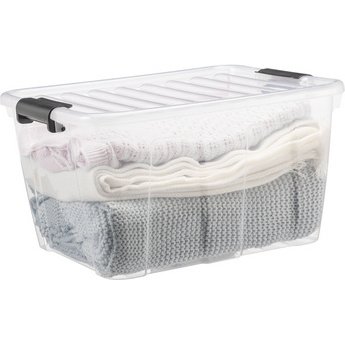 Boîte de rangement HOME BOX, 30 L, transparent