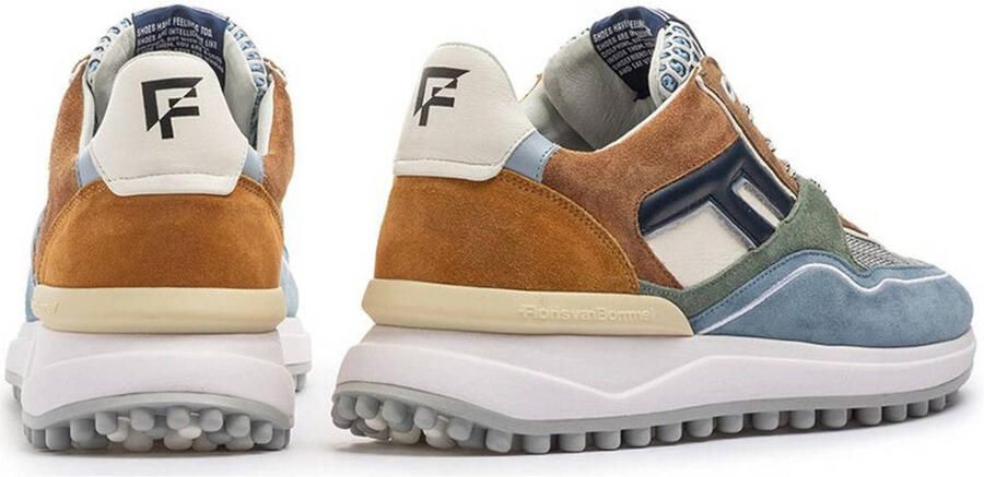 FLORIS VAN BOMMEL Lage Sneakers Heren Sfm-10139 Noppi Maat: 39⅓ Materiaal: Textiel