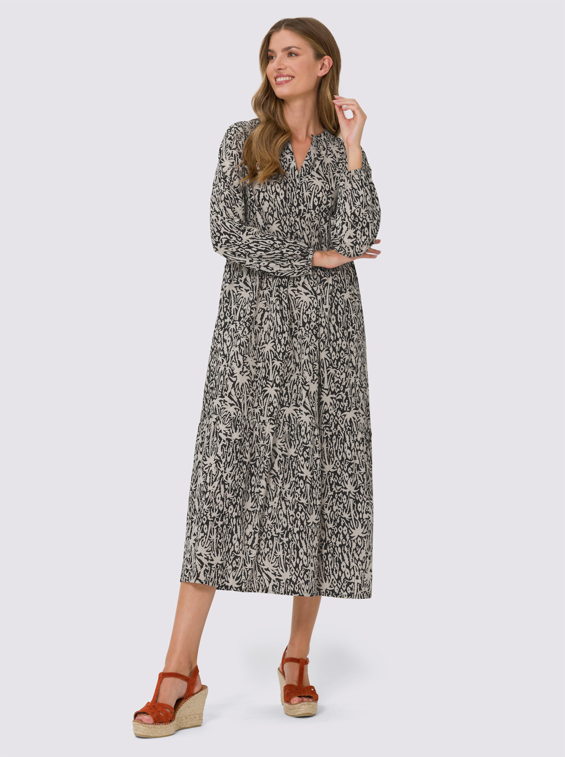 Druck-Kleid