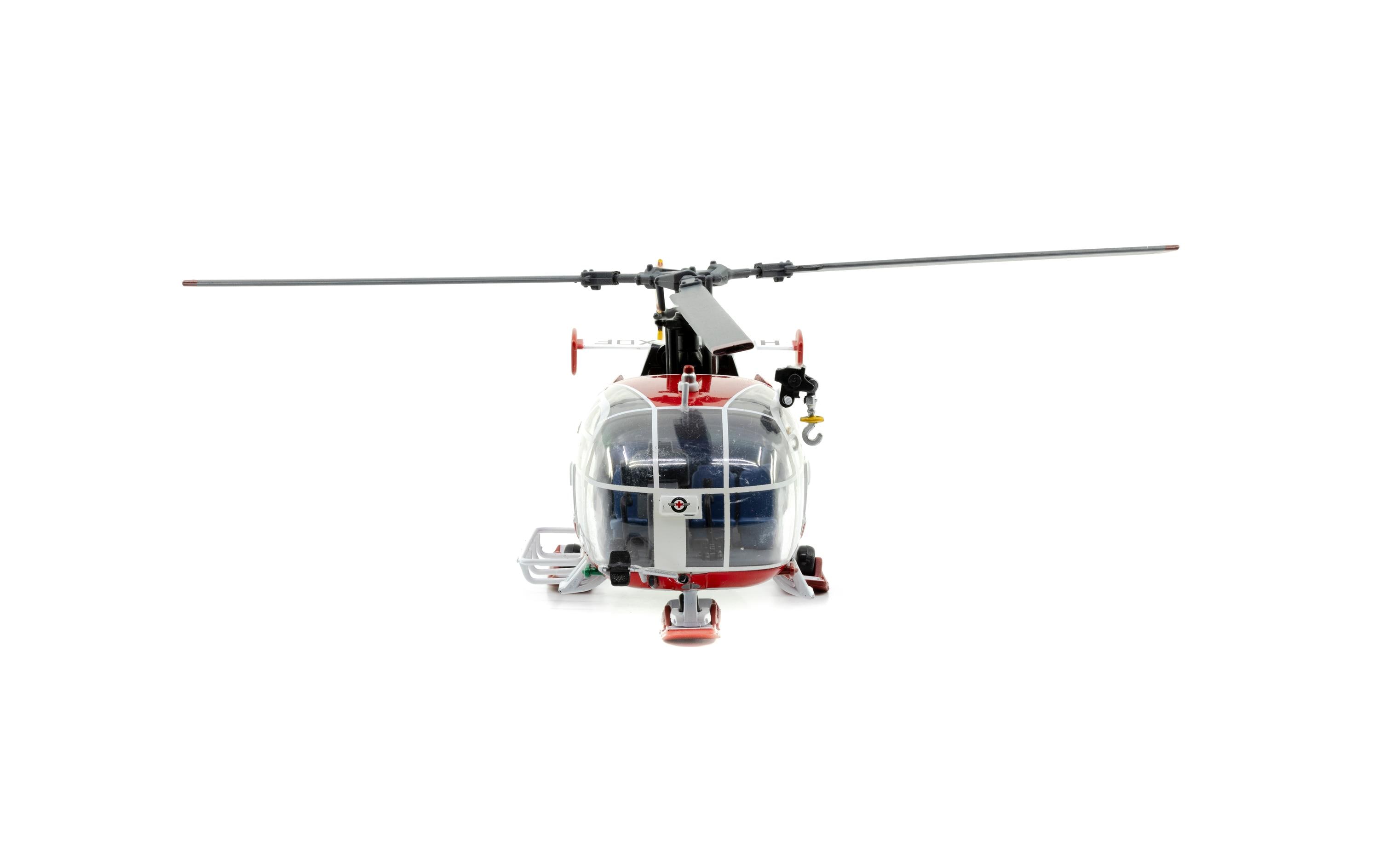 Alouette III Rega HB-XDF 1:72Detailgetreuer Helikopter aus Metall