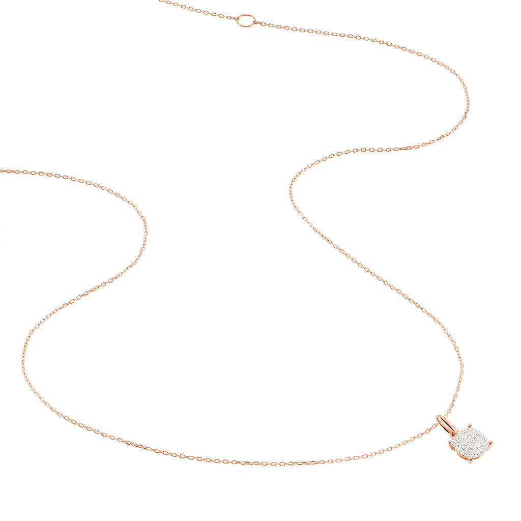 Collier Princesse Or Rose Diamant