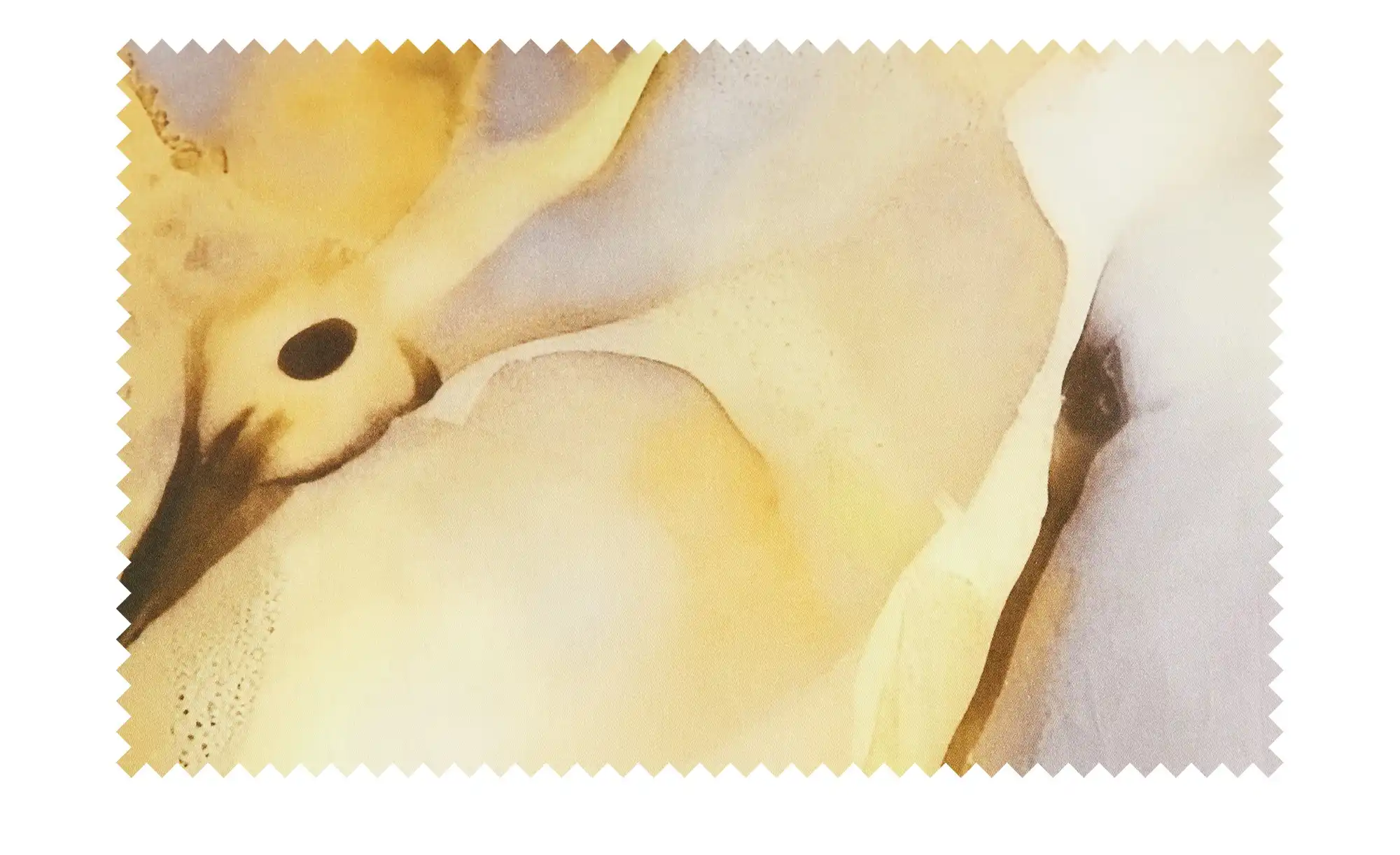 indigo Mako-Satin Wendebettwäsche Floral Waves