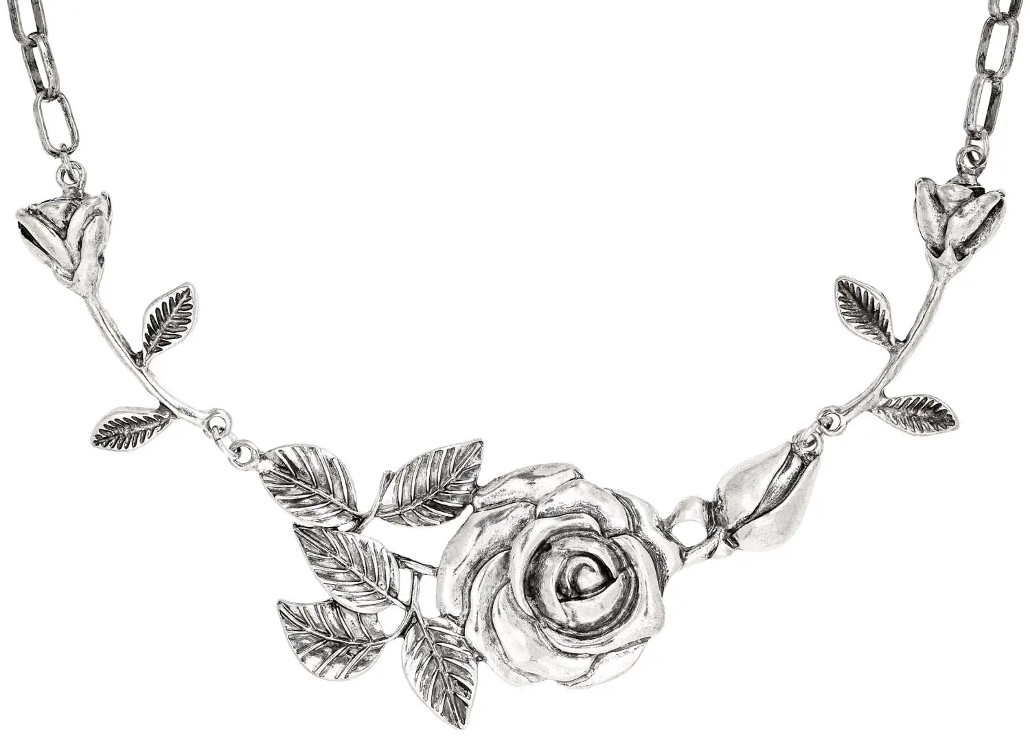 Kette - Silver Roses