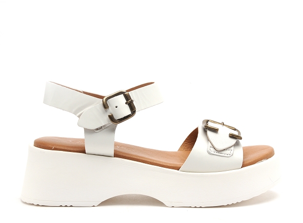 Goodstep nu pieds plats femme 3133 blanc