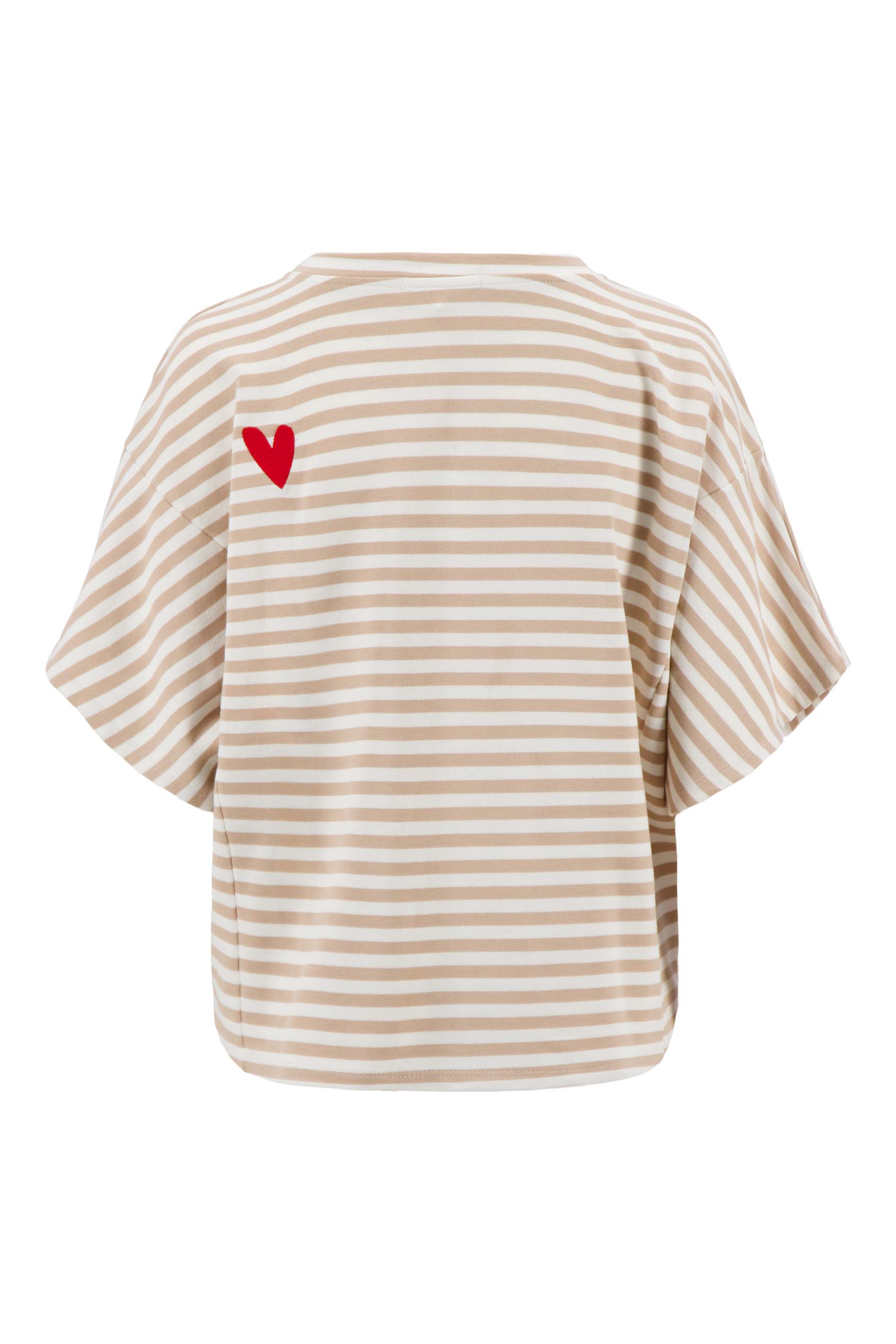 Gestreept sweatshirt met details