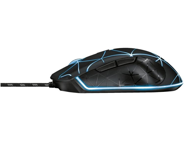 Trust Gaming-Maus GXT 133 Locx Przäzise Gaming Maus mit LED-Beleuchtung
