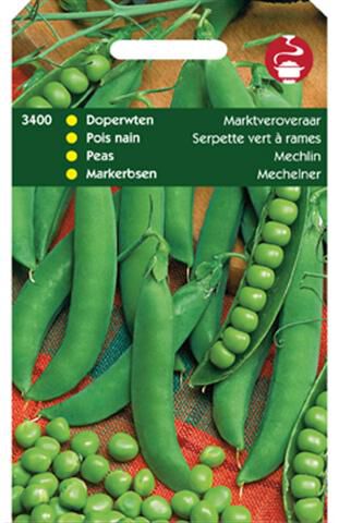 Hortitops Doperwten Pisum sativum Marktveroveraar - Peulvruchten - 100 Gram
