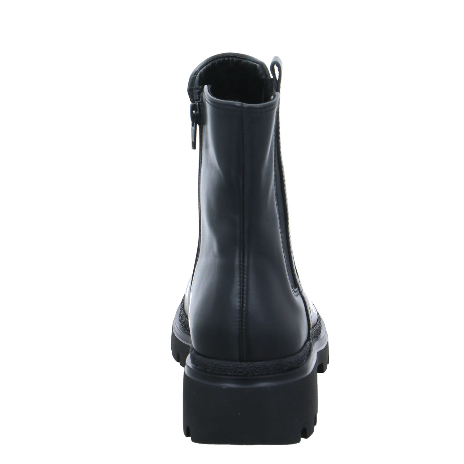 GABOR Boot Schwarz Leder  mit Wechselfussbett