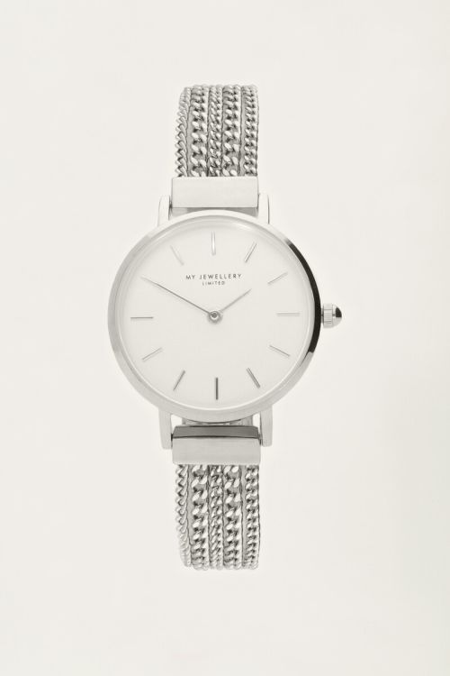 Horloge met losse schakelkettingen