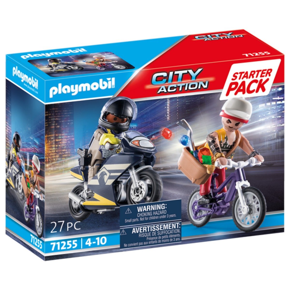 Starter Pack Agent et Voleur Playmobil City Action 71255