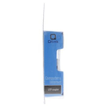 Q-Link UTP koppelstuk 8P RJ45 afgeschermd aluminium kleur