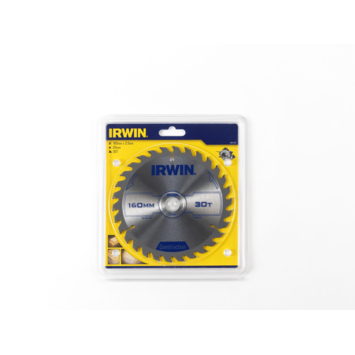 Irwin cirkelzaagblad Ø160 mm met asgat 20mm, vertanding 30T