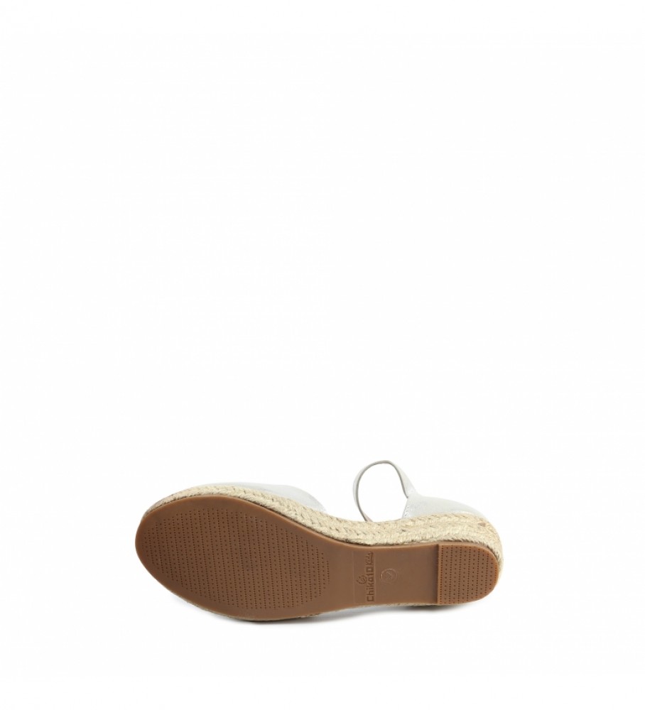 Sandálias Chika10 Plum, tamanho 17, cor prata
