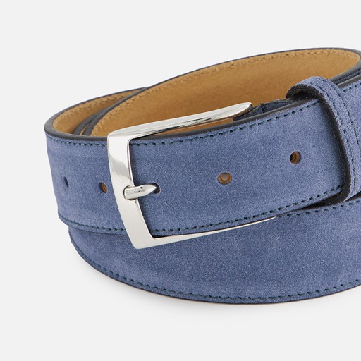 RF X Ziengs Riem blauw Suede