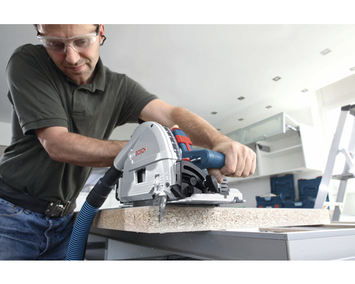 Bosch Professional GKT 55 GCE invalzaag inclusief cirkelzaagblad en L-BOXX 374