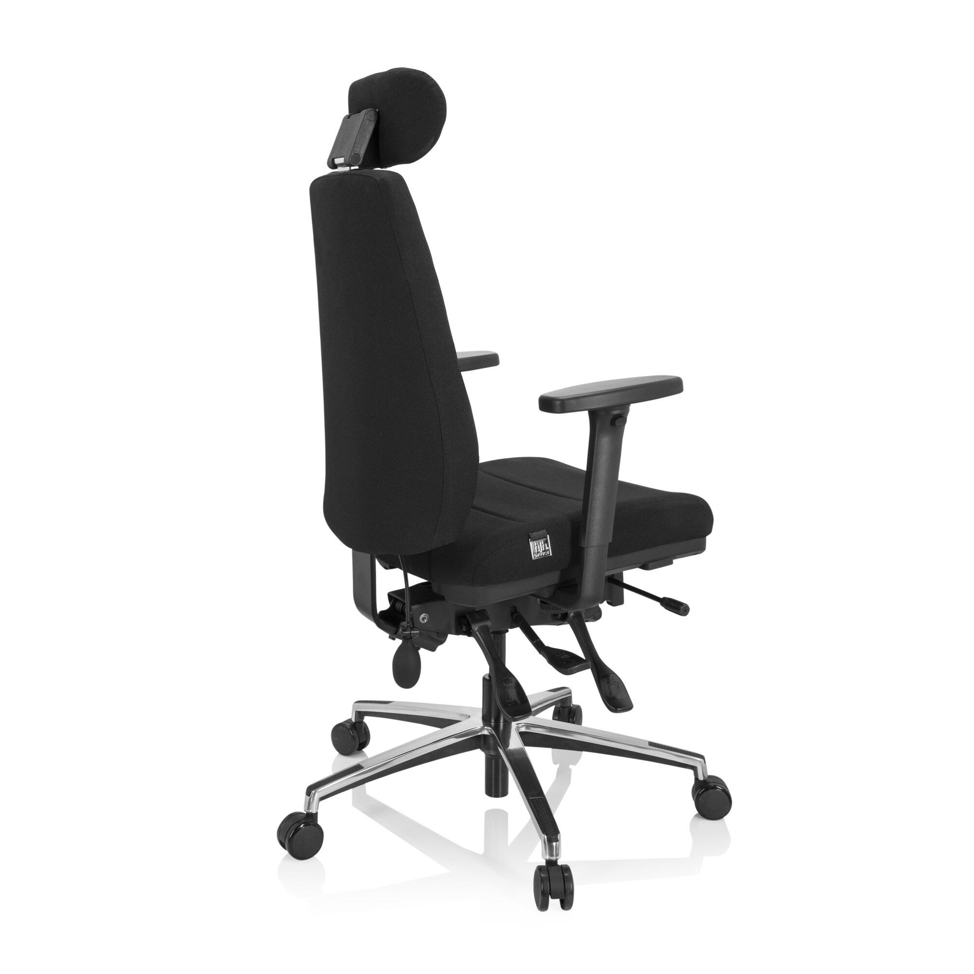Profi Bürostuhl PHOENIX PRO I Stoff mit Armlehnen (höhenverstellbar) hjh OFFICE