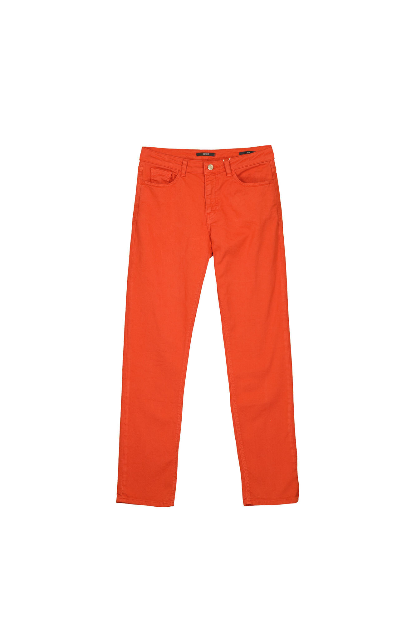 Camisa Vaqueros slim fit com 5 bolsos - Laranja