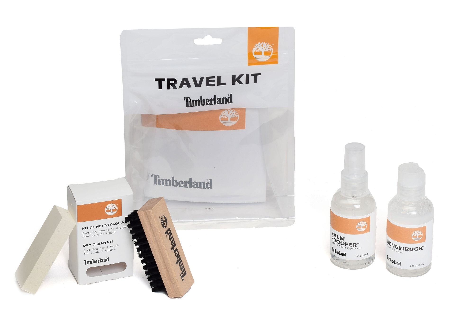 Travel kit timberland transparent