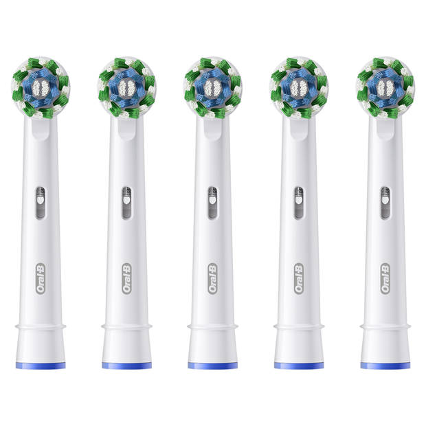 Oral-B opzetborstels CrossAction wit - 5 stuks