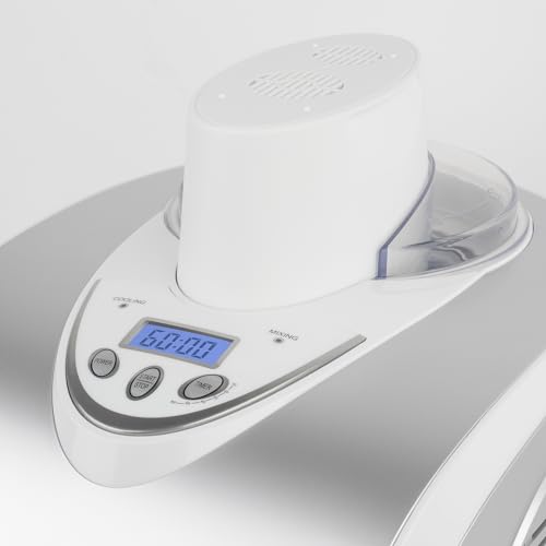 H.Koenig Sorbetière Turbine à Glace Professionnelle HF180, Machine à Glace Electrique 1L, 135 W, Réfrigérante & Maintien du Froid   Sorbet et Crème Glacée : Cuisine et Maison