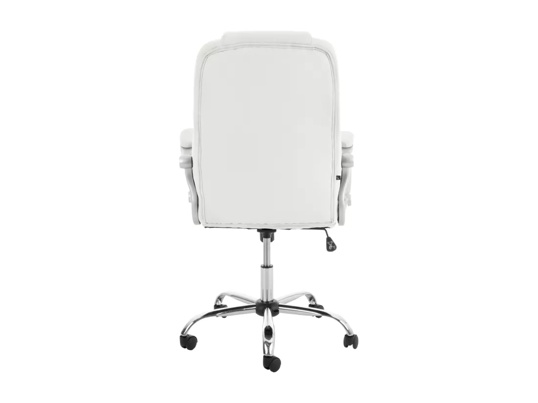Chaise de bureau - Similicuir & Métal - Blanc - Apoll XL