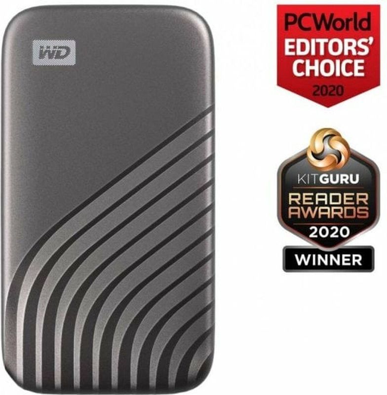 Western Digital My Passport SSD - 2TB - Space Grey - 1050 MB/s Leessnelheid