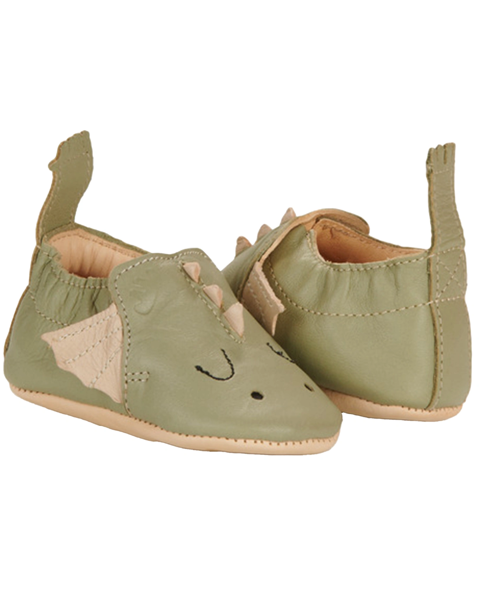 Krabbelschuhe MY BLUMOO DRAGON in vert