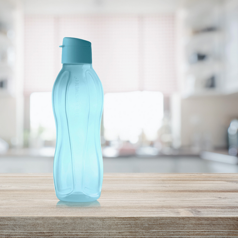EcoEasy 750 ml blau Diese Flasche begleitet dich überallhin!
