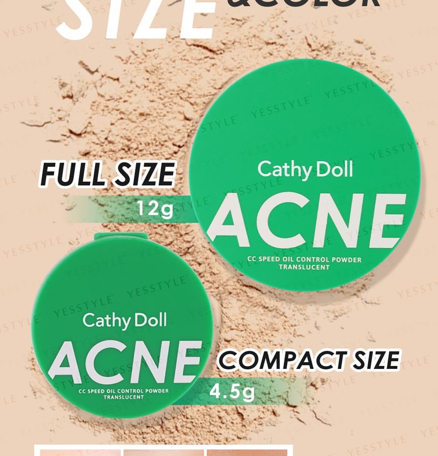 Cathy Doll - Acne CC Speed Oil Control Poeder Transparant