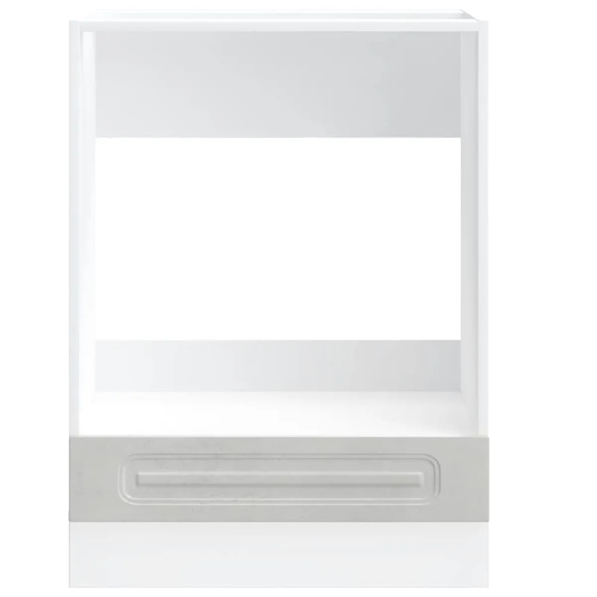 VidaXL Armoire à Four Kalmar - Gris Béton