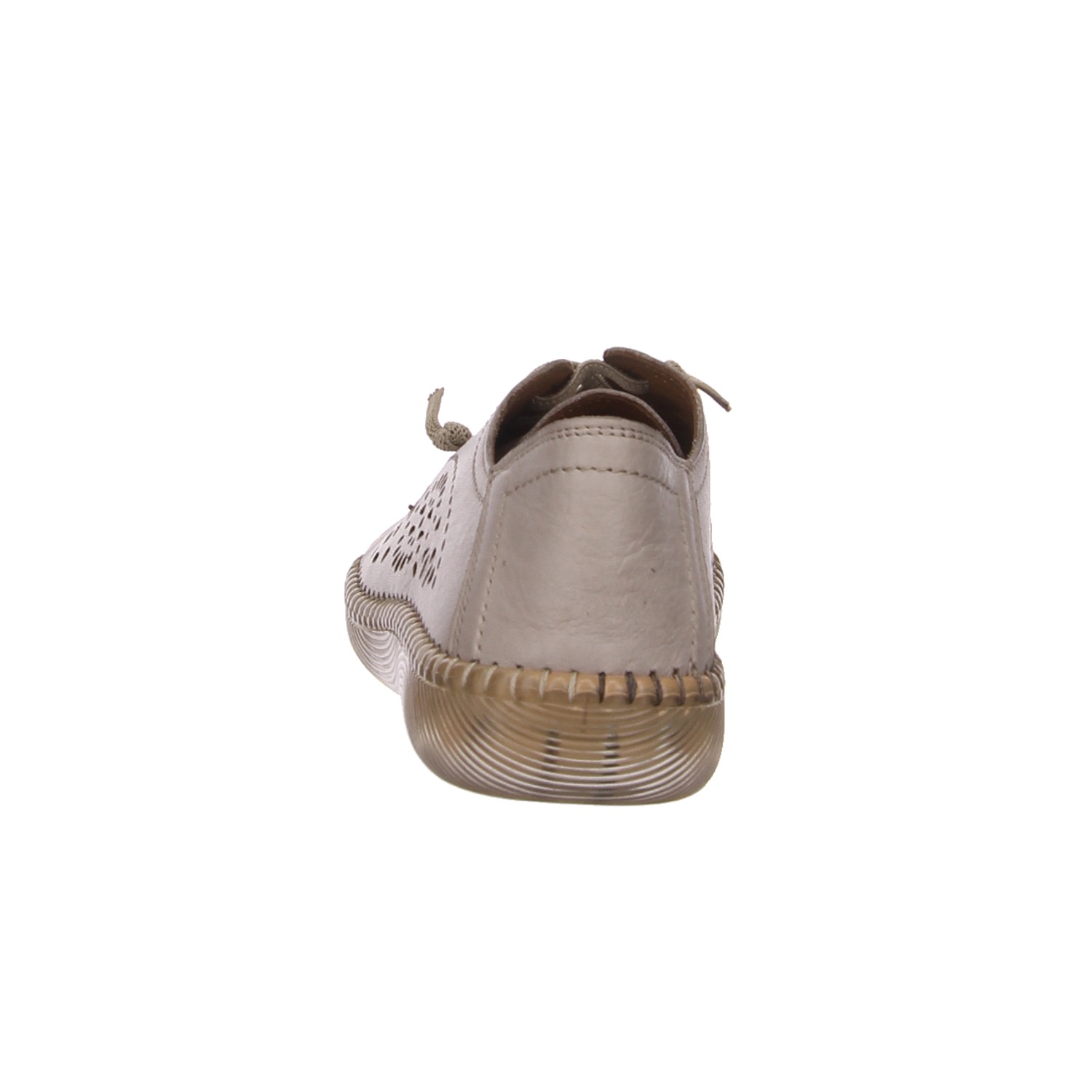 Manitu Schnürhalbschuh beige grau