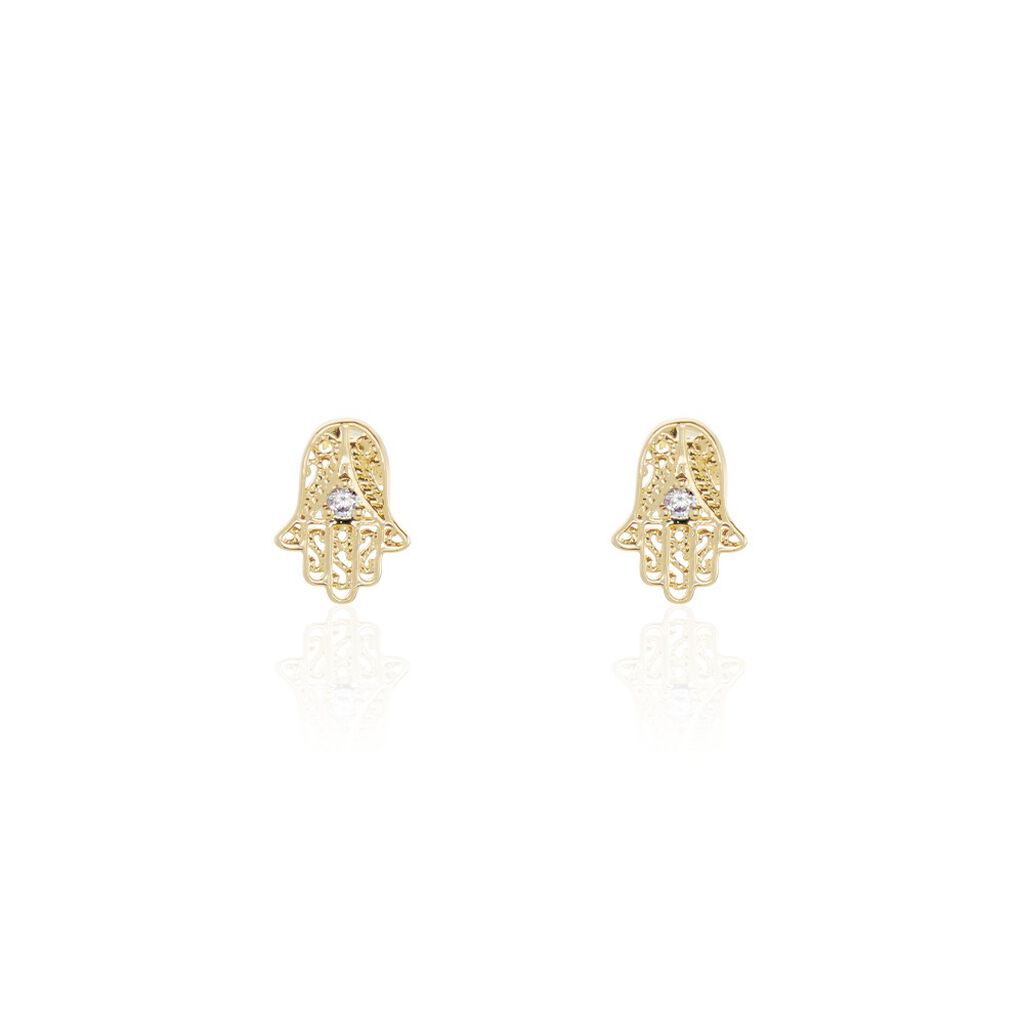 Boucles D'oreilles Puces Stijn Oxydes De Zirconium