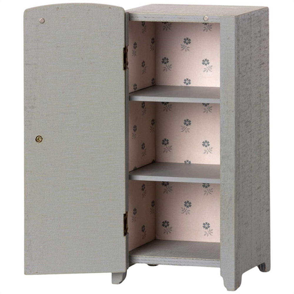 Miniature Skab Grey/Mint - Maileg → Luksusbaby.dk