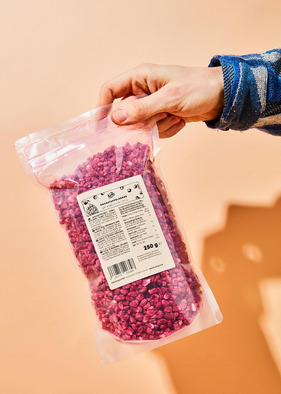 Gefriergetrocknete Granatapfelkerne 250 g