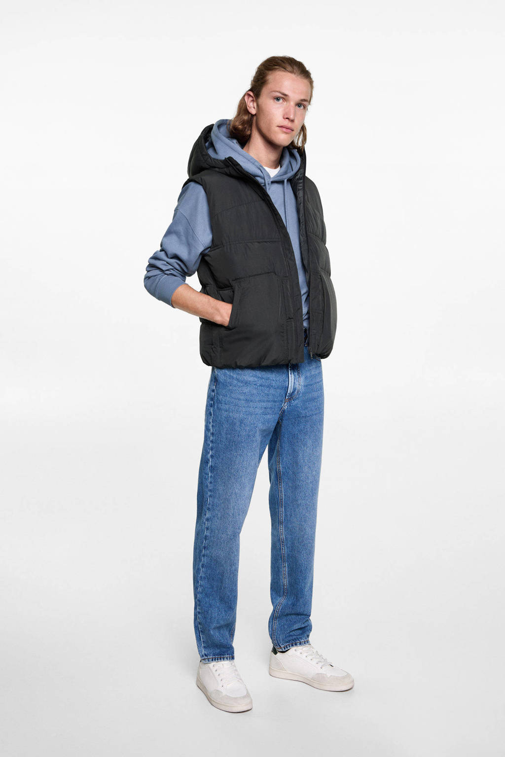 MANGO TEEN bodywarmer antraciet