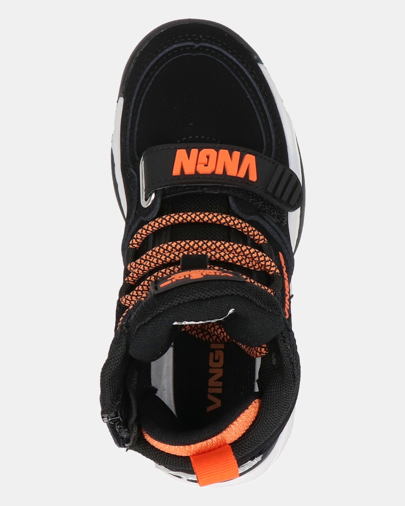 Vingino Raoul Mid Hoge sneakers  - zwart