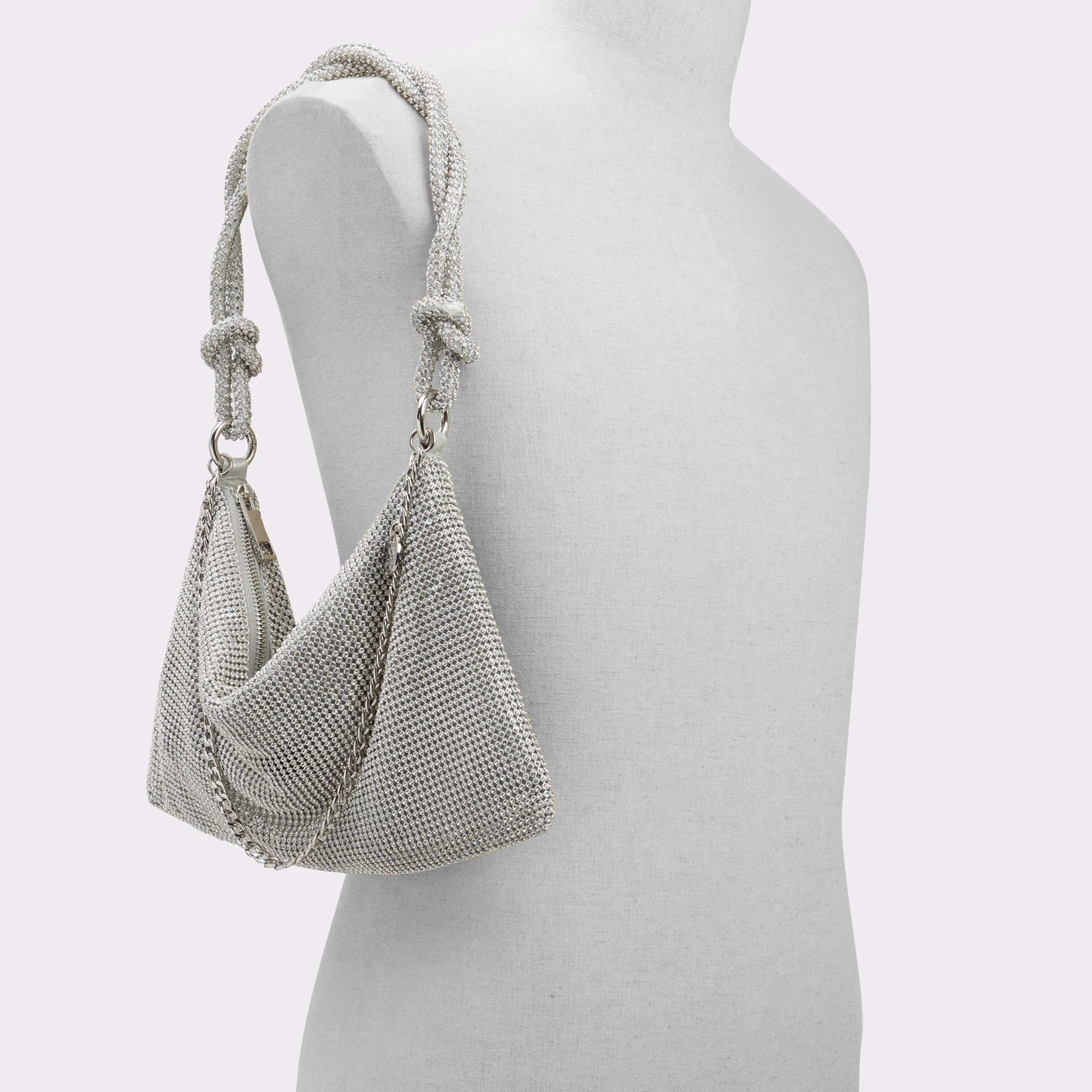 Lustro Silver Women Shoulder Bags