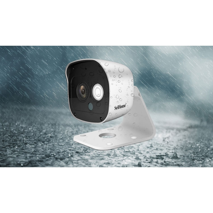 (3MP) WiFi Internet IP Kamera HD 1080p IR Nachtsichtfunktion und Bewegungserkennung / AP / Audio / Micro SD Slot / IP66 (iOS/Android)