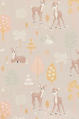 Majvillan Tapet Golden Woods, Dusty Lilac