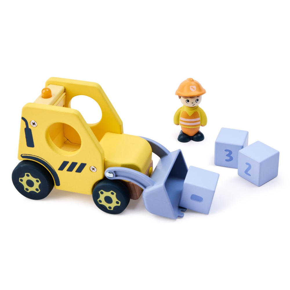 Køb Hape Den Summende Bulldozer Med Lyd