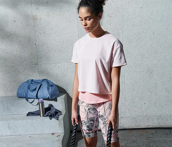 Funktionsradlerhose, rosé