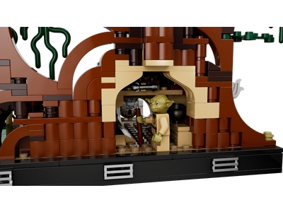 LEGO Jedi™ training op Dagobah™ diorama (75330)