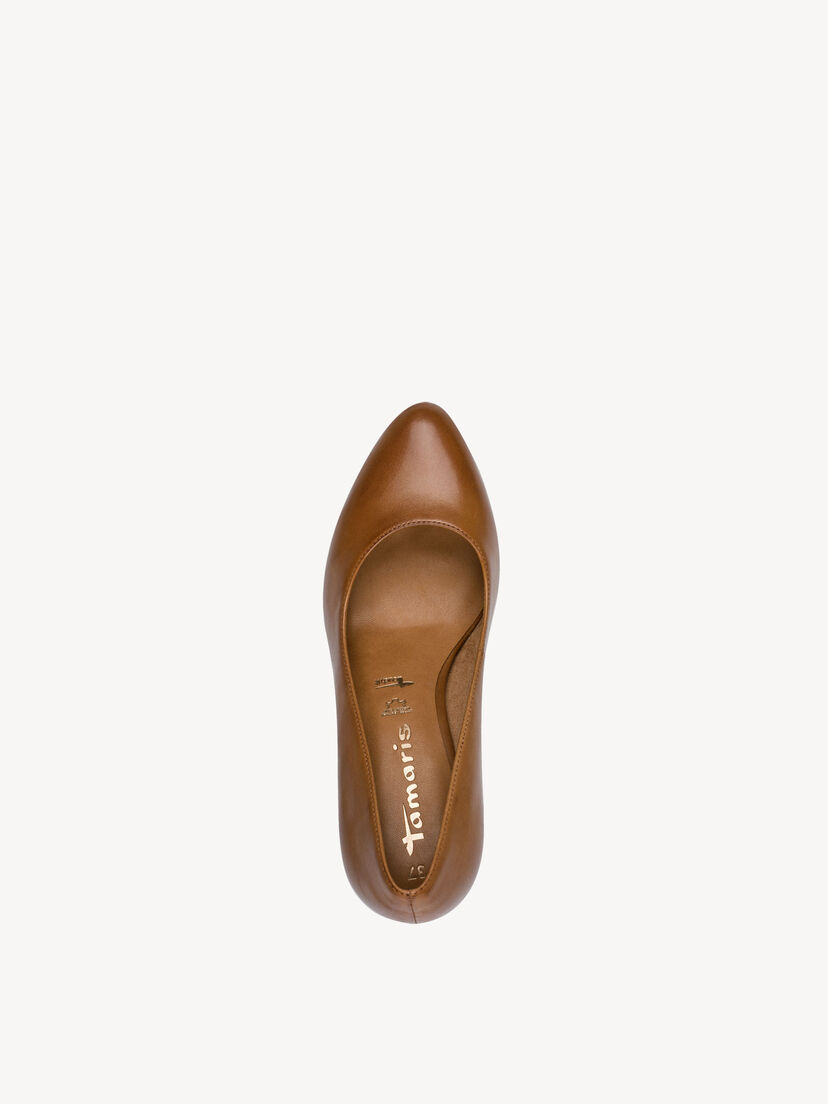 Leren Pumps - bruin