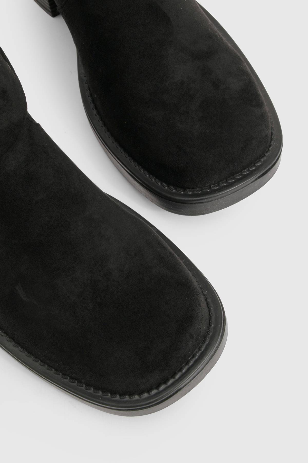 boohoo Bottines Biker en Synthétique avec Détail Harnais