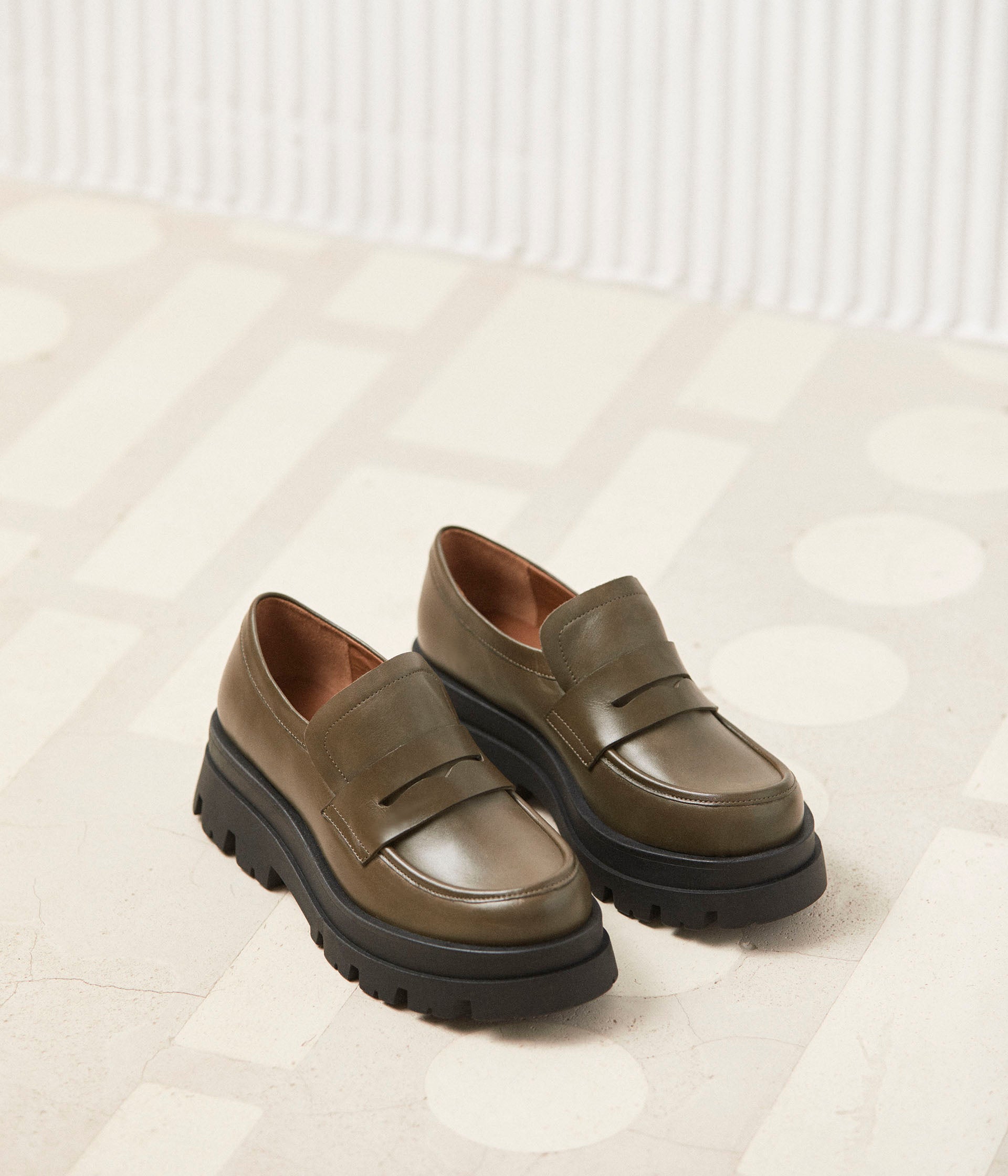 Mocassins kaki Jack