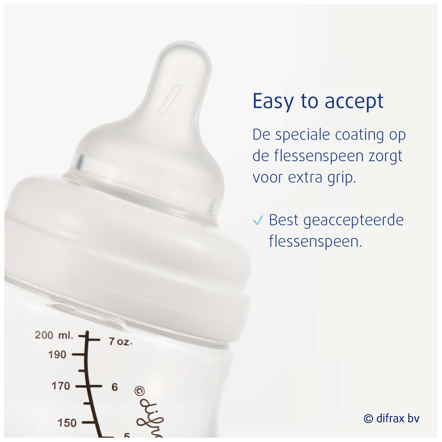 Difrax papfles XL transparant