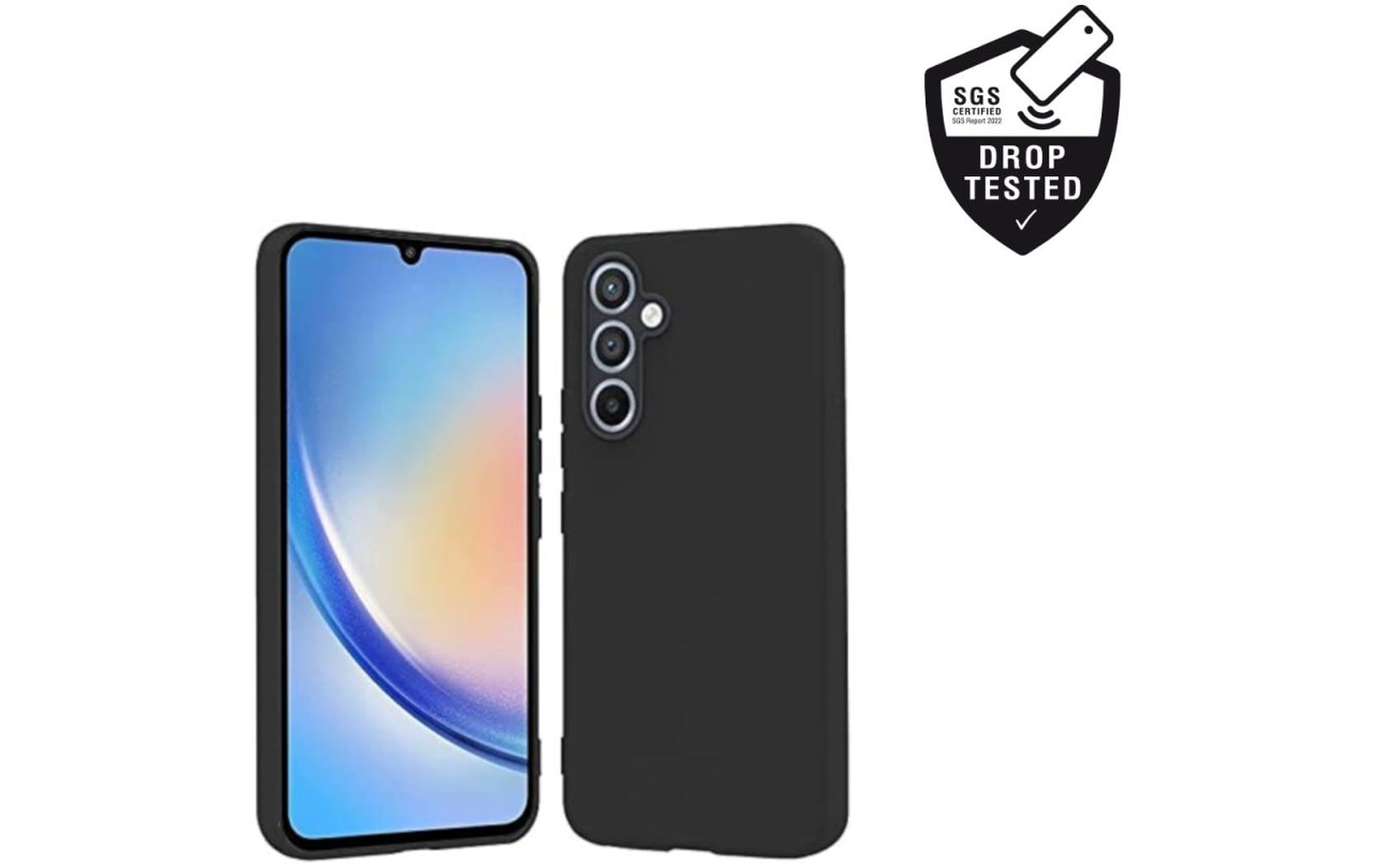 Back Cover Liquid Silicone Case Cupertino Galaxy A34Schutzhülle für das Samsung Galaxy A34