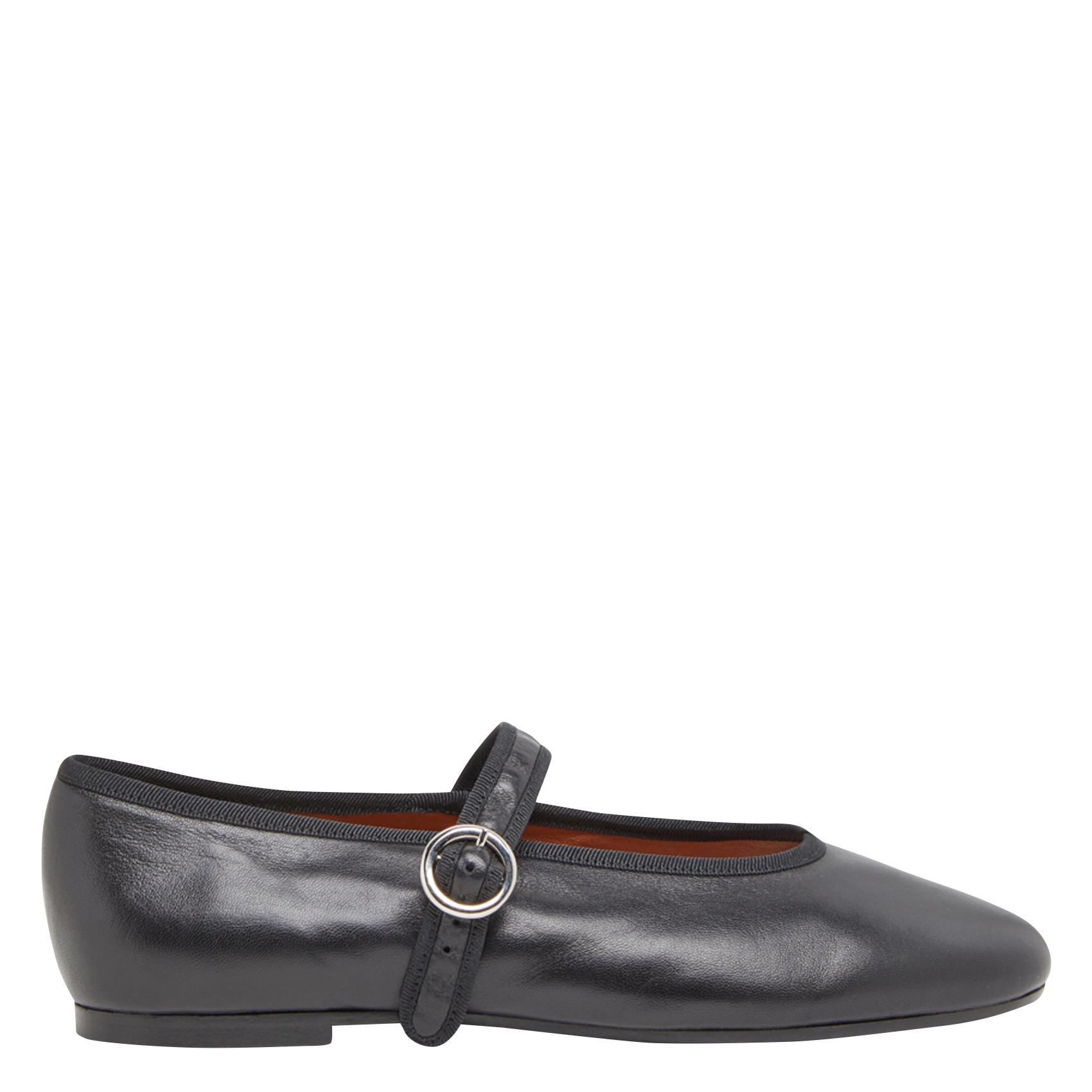 DEESSE - Ballerine en cuir| Noir