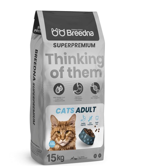 Gatos Breeda Adultos 15 kg